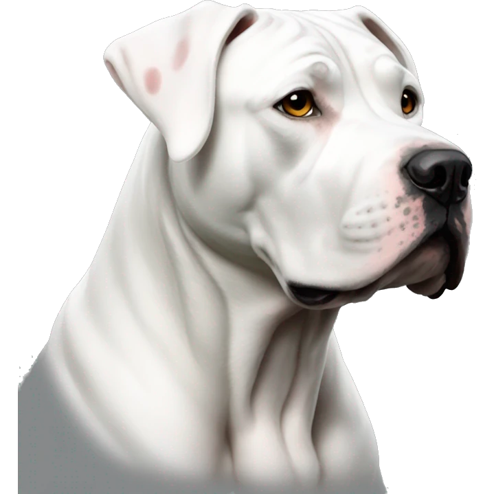 Dogo Argentino Dog Breed Full Body emoji