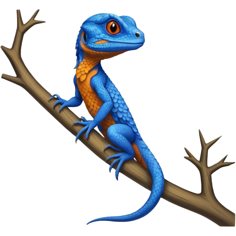 Blue-headed Tree Agama emoji