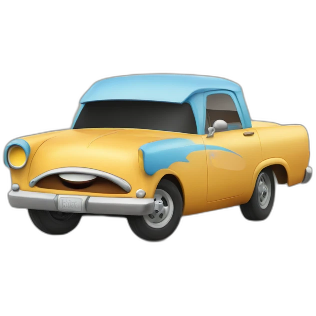 Pixar car DINOCO emoji