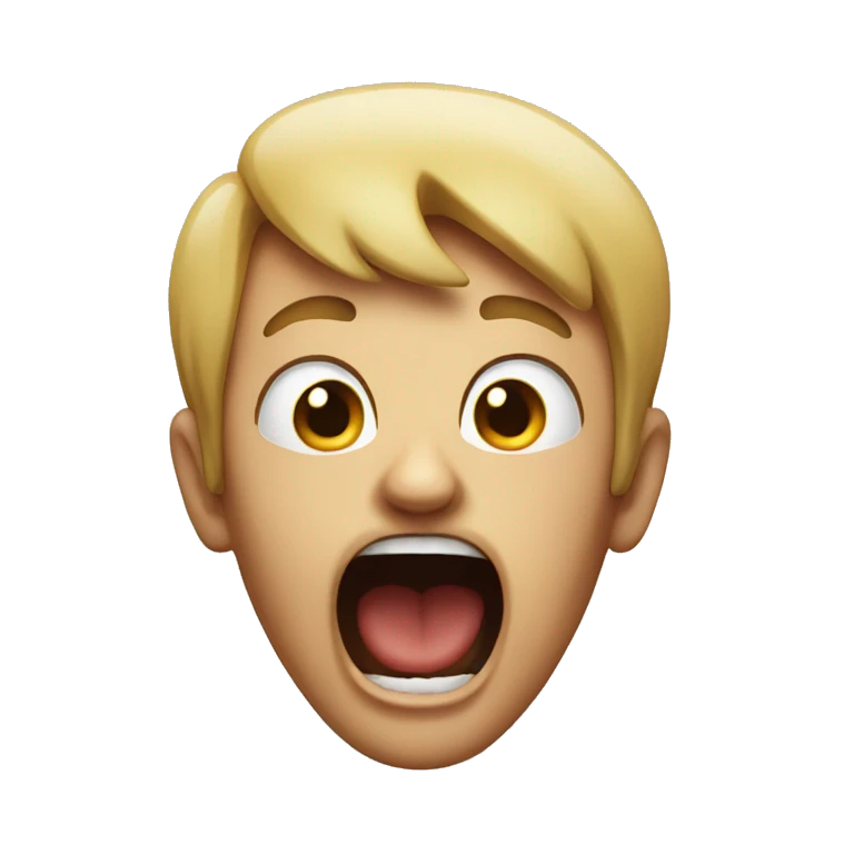screaming emoji