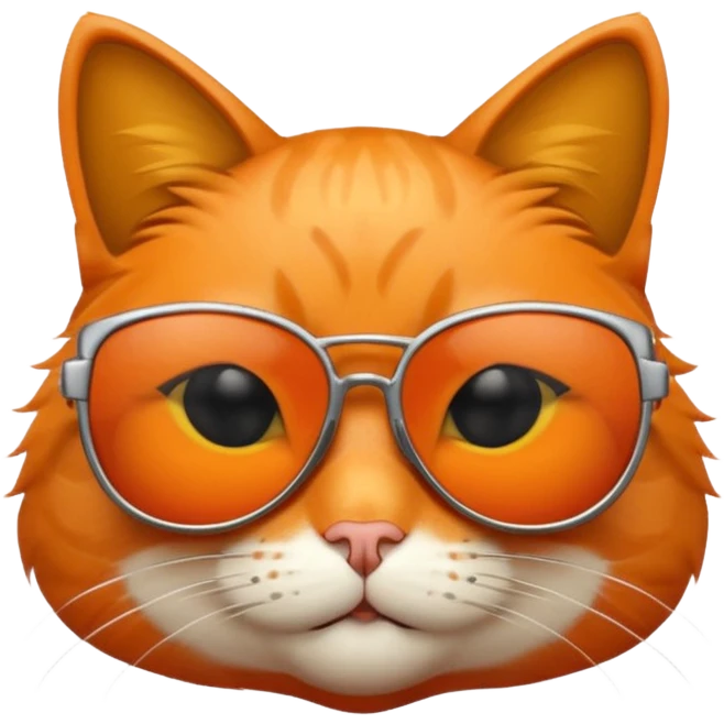 Cat wearing sunglasses emoji
