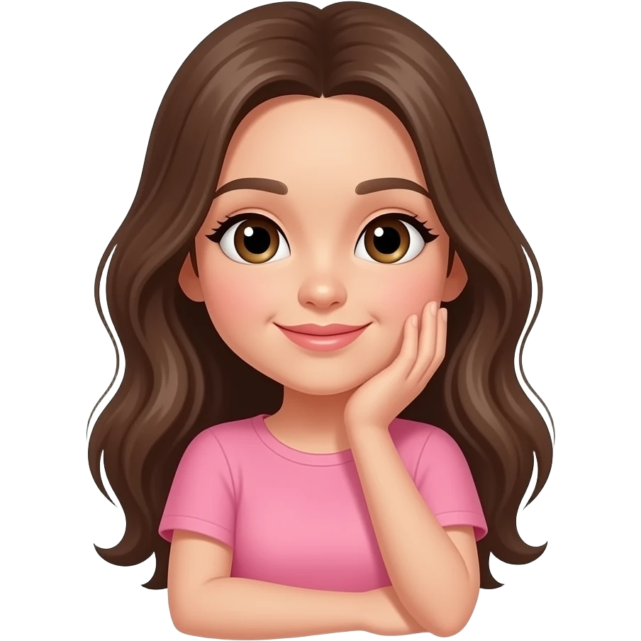 Ragazza relax rosa emoji
