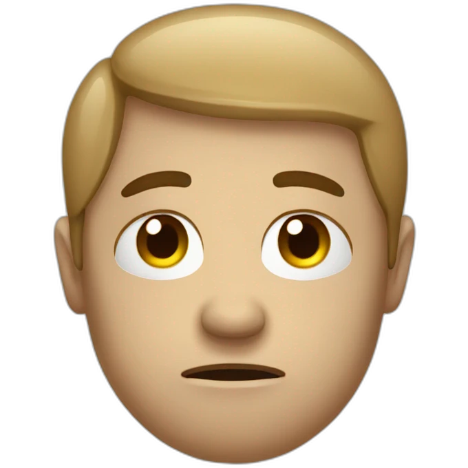 a sad face emoji, msfluentui style emoji