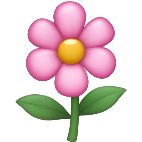 flowers with pink bow emoji