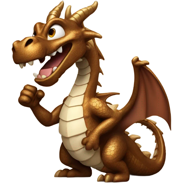 bronze dragon giving thumbs up emoji