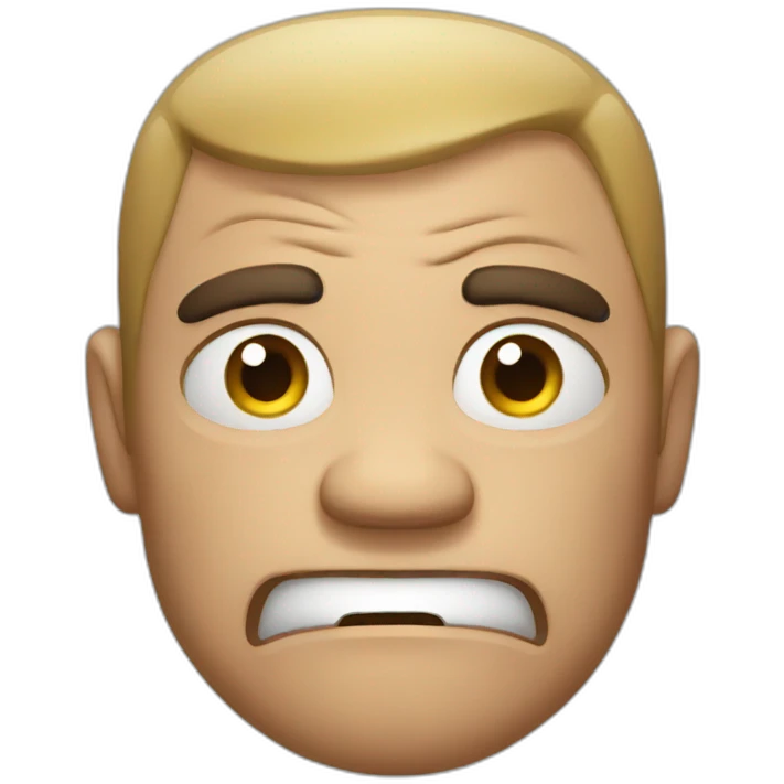 angry man emoji