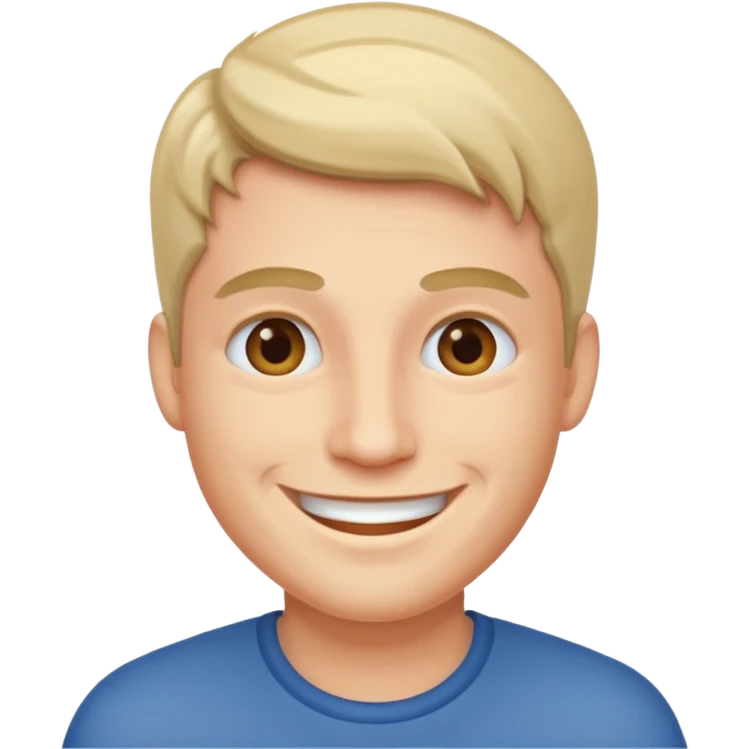 man smiling emoji