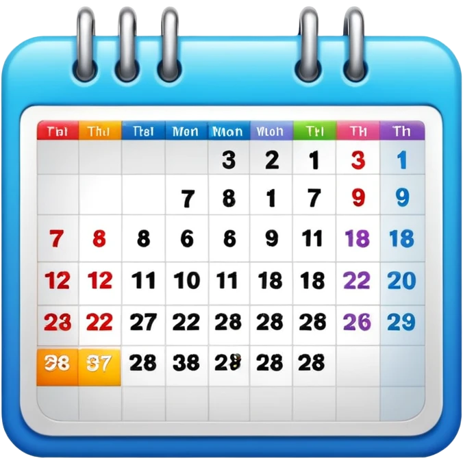 calendar emoji