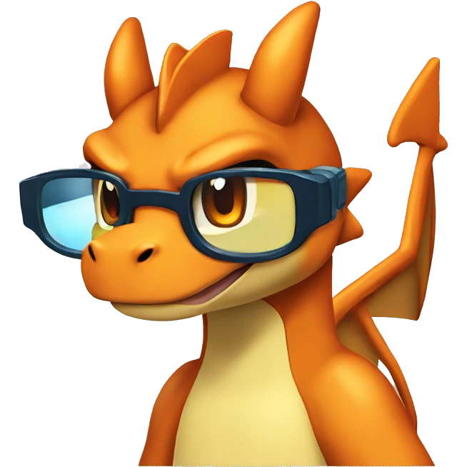 pokemon-charizard-glasses emoji