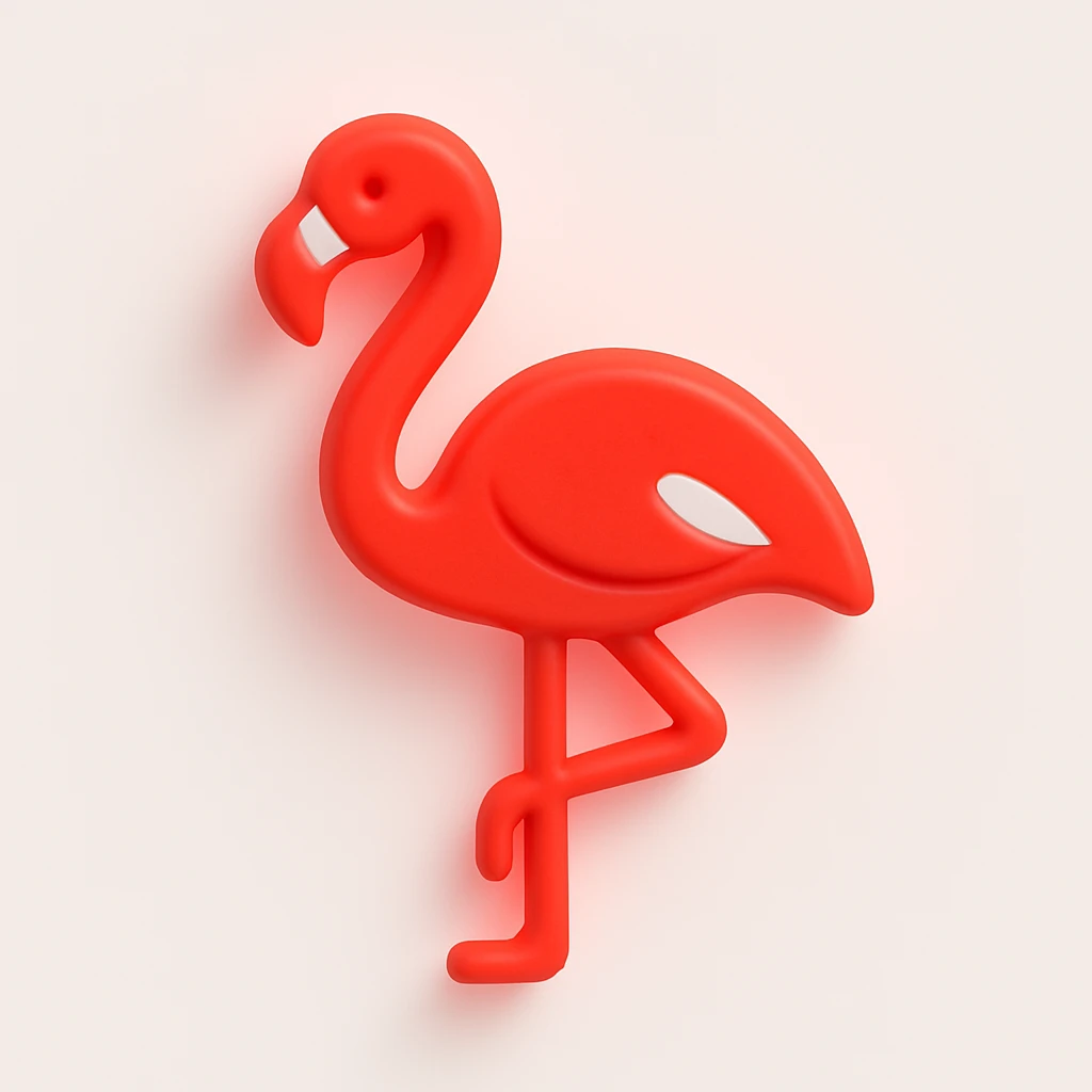 flamingo emoji