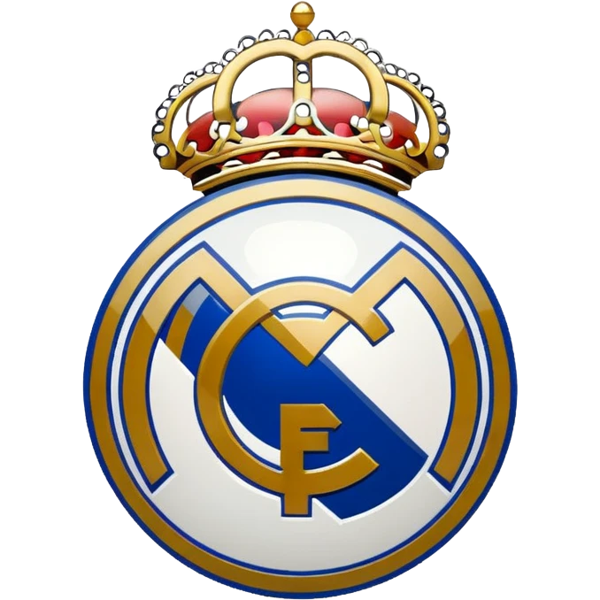 I want an emoji of real madrid logo of football and it should look realistic emoji