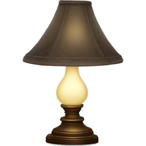 lamp with light emoji