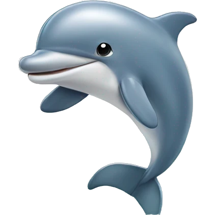 happy dolphin playing in water on a sunny day emoji
