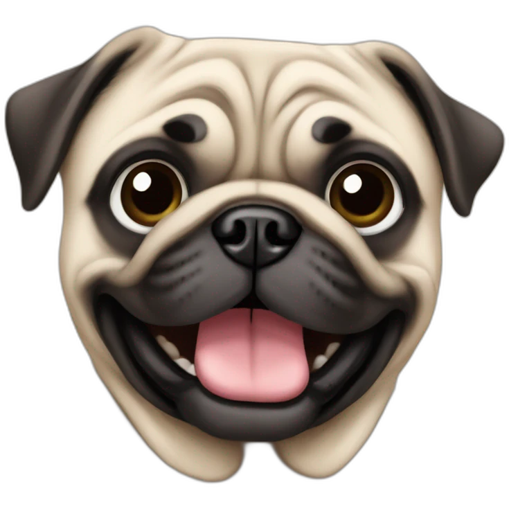 pug with finland background emoji