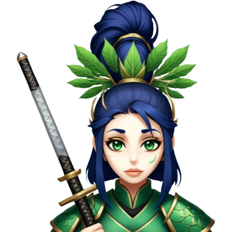 Emerald Samurai emoji