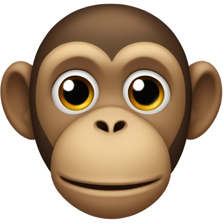 Monkey covering its mouth emoji