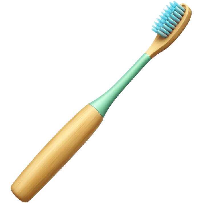 Bamboo toothbrush emoji