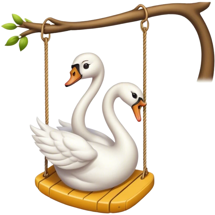 swan swing emoji