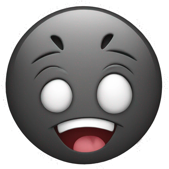 Happy agony smiley face emoji