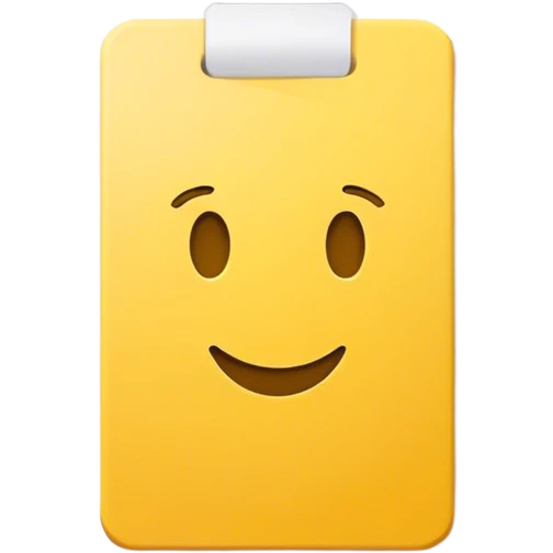 yellow card  emoji