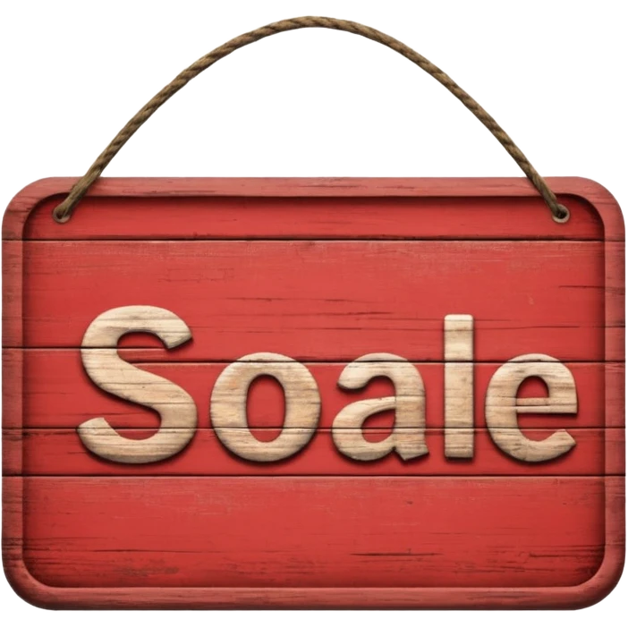 "FOR SALE" sign emoji