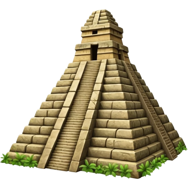 Mayan pyramid emoji