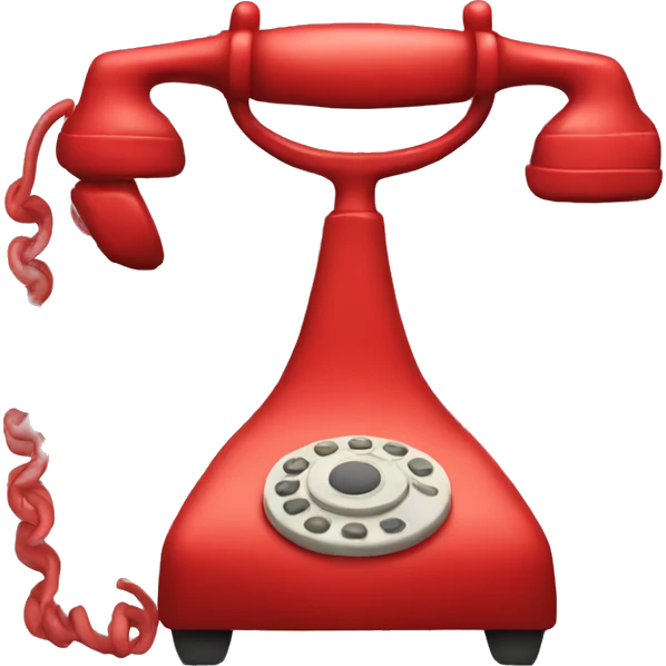 Red phone emoji