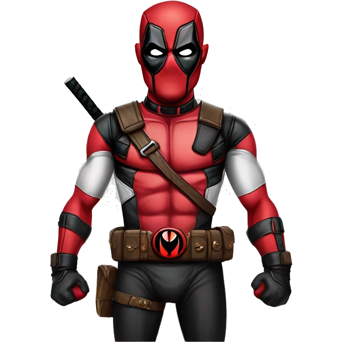 conor mcgregor wearing costume Deadpool emoji