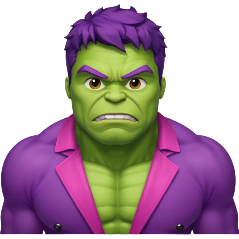 hulk rosa e roxo emoji