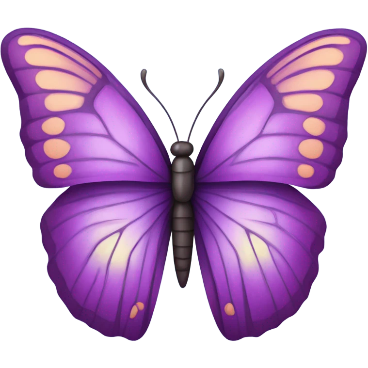 Purple butterfly emoji