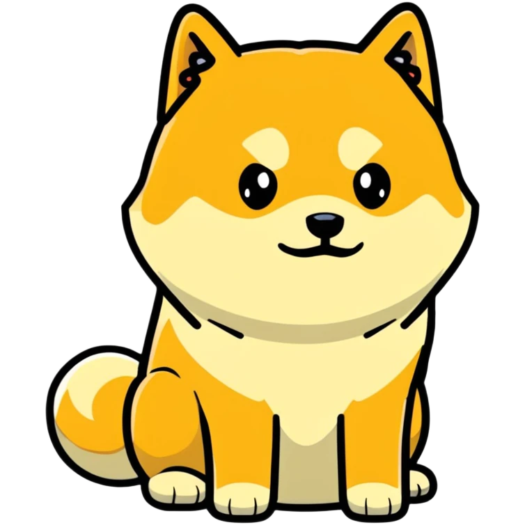 Doge is sad emoji