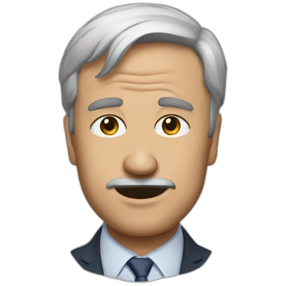 political man hits himself in the face emoji