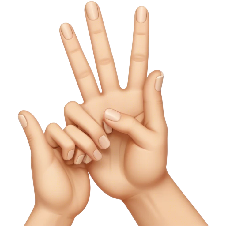 Palm with middle finger facing down emoji