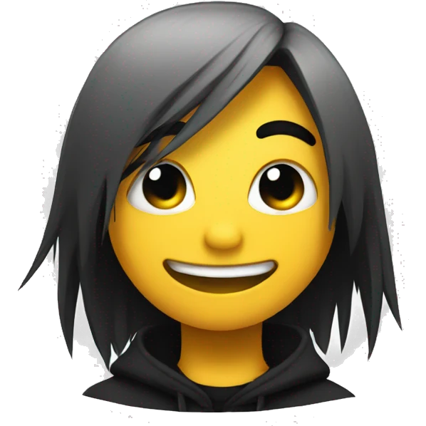 Emo with smile emoji