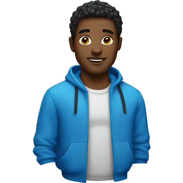 Blue emoji