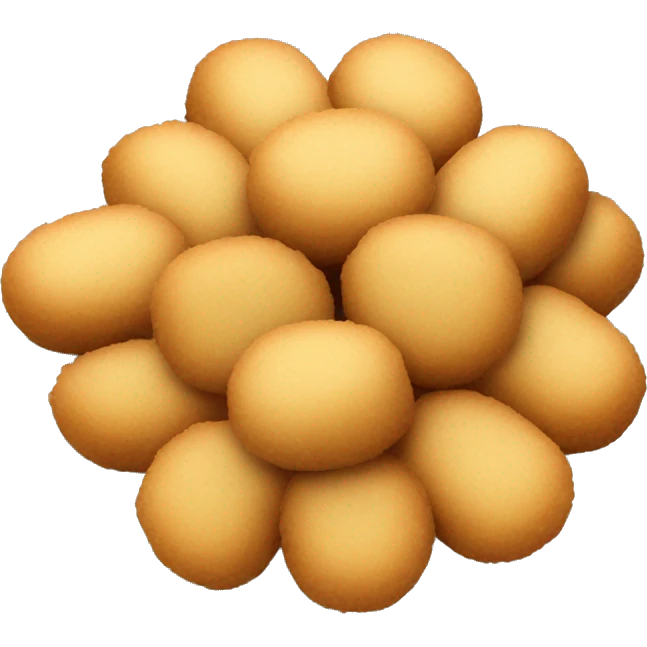 white plate full of croquetas  emoji