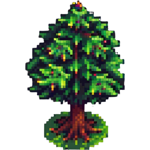 isometric whole tree emoji
