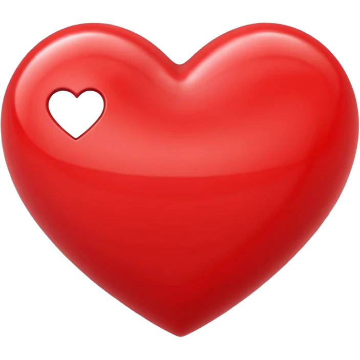 Heart message reaction emoji