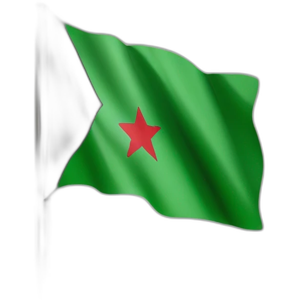 Syrien Flagge 3 rote Sterne oben grün unten schwarz  emoji