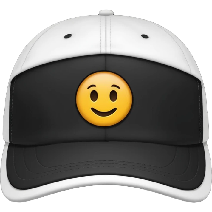  une casquette avec un logo businness emoji