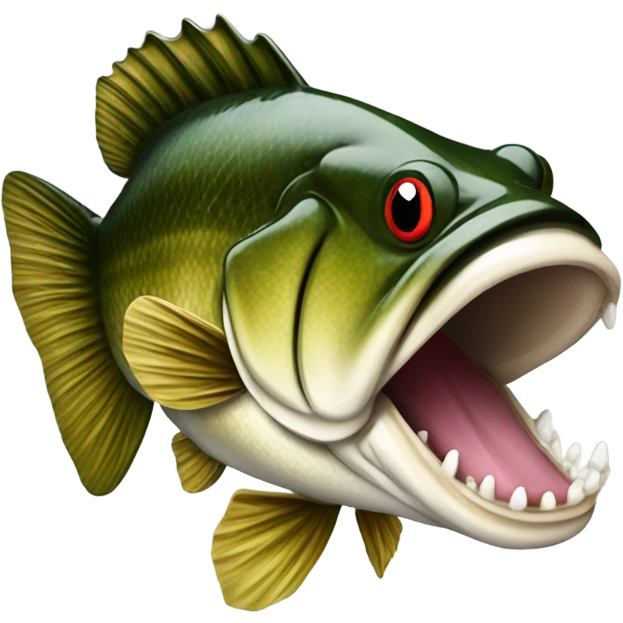 Large mouth bass suckin emoji