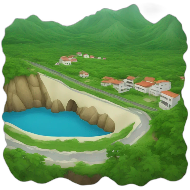 Paisaje lagos emoji