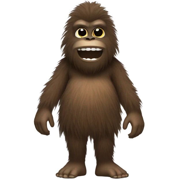 bigfoot in tutu emoji