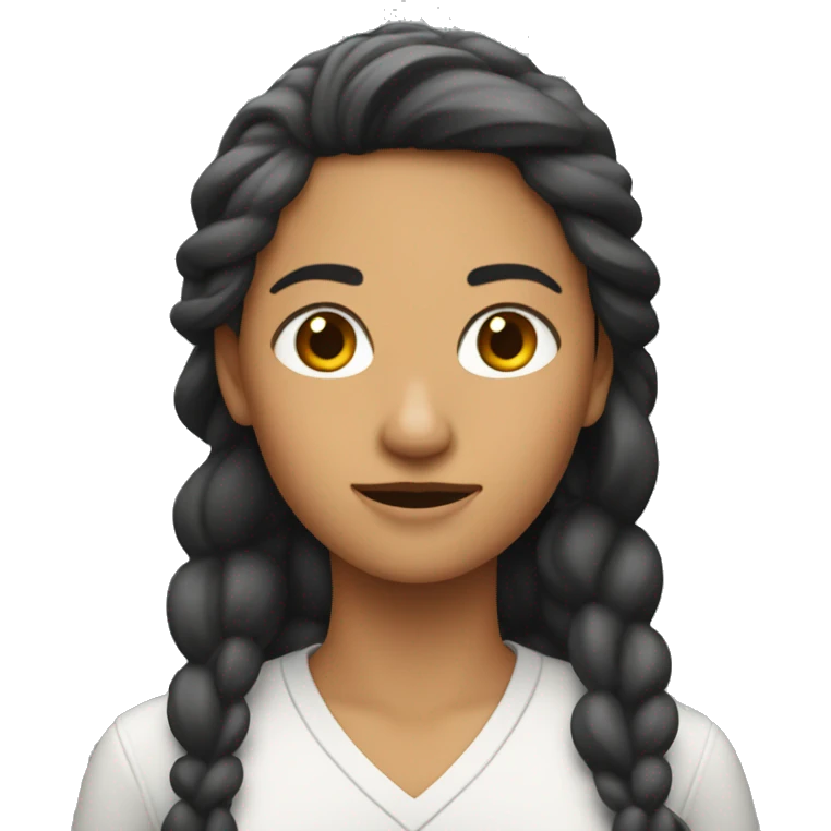 Una mujer con cuernos emoji