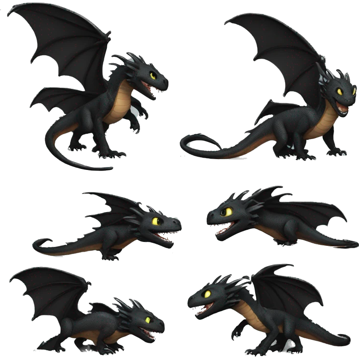 Dragon (Toothless) emoji