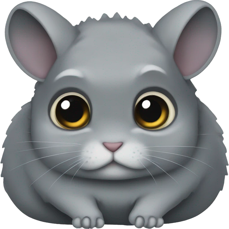Dark gray chinchilla emoji
