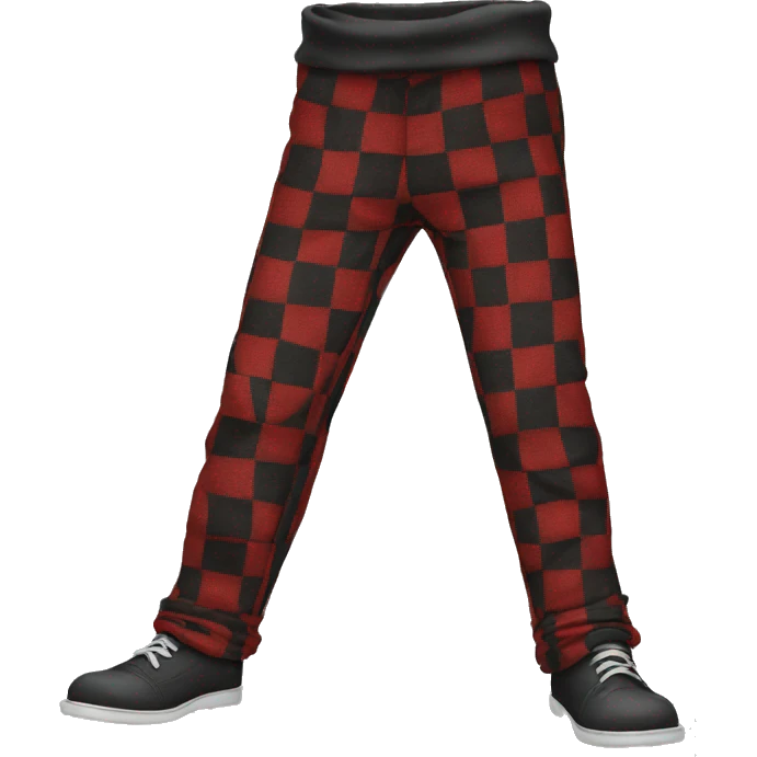 red black checkered pants  emoji