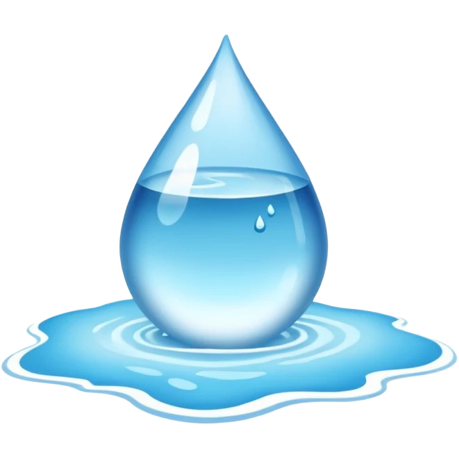 water on a beach emoji