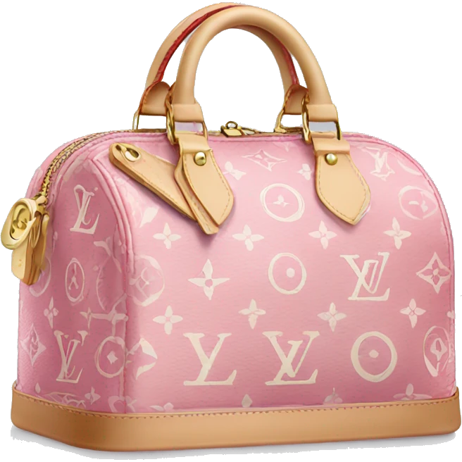 Pink Louis Vuitton Purse emoji