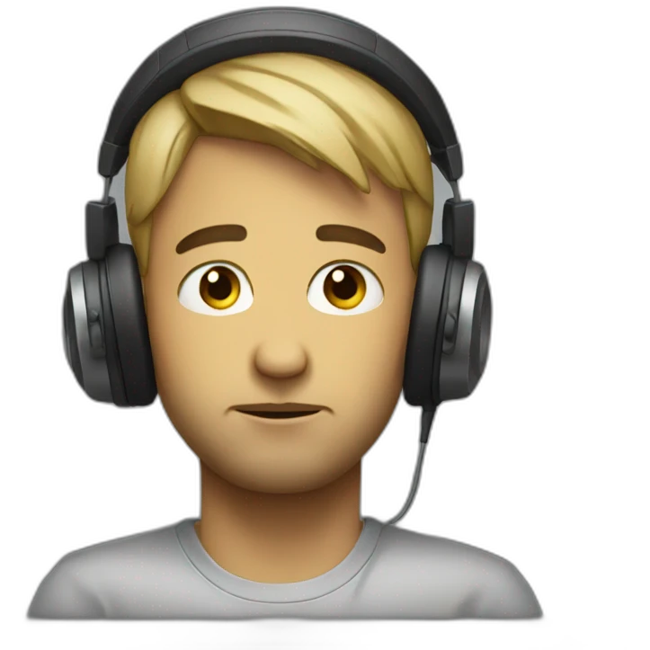 sad dj emoji